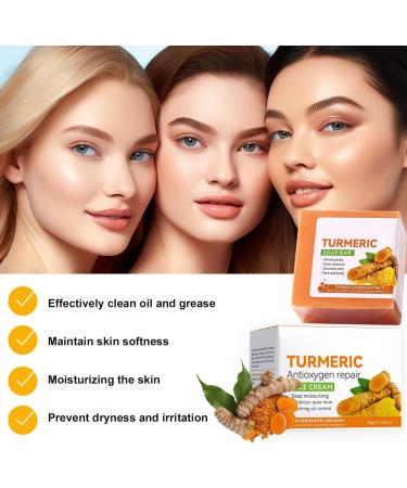 Turmeric Soap Turmeric Brightening Soap Kojic Acid Soap Turmeric Soap Bar Turmeric Soap Bar for Deep Cleansing Women's Men's Soap Bar for Face & Body with A Foaming Net (100g) - Buy Online on SooperMarket.com