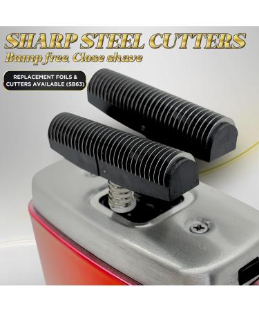 Supreme Trimmer Replacement Foil & Cutter SB63 - Hypoallergenic Foil for Crunch STF602 | Red | International Shipping Available - Buy Online on SooperMarket.com