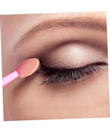 Mikinona 100pcs Double Ended Eyeshadow Brush Everyday Makeup Brush Double-ended Eyedhadow Brush Plastic - Buy Online on SooperMarket.com