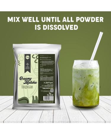 Wild Monk Creamy Matcha Cup Lining (1kg) 67 Servings Premium Cup Lining Powder Form Add Flavor to Bubble Tea & Desserts - Buy Online on SooperMarket.com