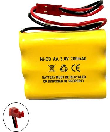 Buy Custom-93 NNYXSB LPX70RWH 3.6V 700mAh Exit Sign Emergency Light NiCad Battery Replacement (5 Pack) - International Shipping Available - Buy Online on SooperMarket.com