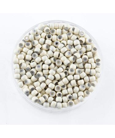 600 Blonde Vlasy Silicone Lined Nano Rings Beads for Nano Tip Hair Extensions - 600 Count - Buy Online on SooperMarket.com