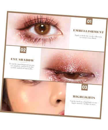 BELLIFFY 2pcs Eyeshadow Eye Makeup Make up Shampoo+shield Liquid Eye Shadow Cosmetics Plastic - Buy Online on SooperMarket.com