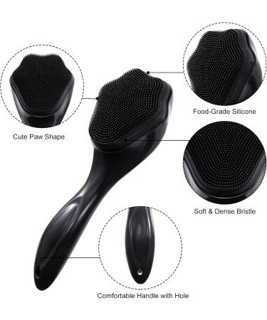 Handheld Silicone Face Scrubber Exfoliator Ooloveminso 3 PC Face Brushes for Cleansing and Exfoliating Manual Facial Cleansing Brush Gentle Soft Face Wash Brush for Sensitive Delicate Dry Skin - Buy Online on SooperMarket.com