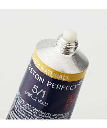 Wella Professionals Koleston Perfect Me+ Light Brown Ash Hair Color No. 5/1 - 60 ml | Premium Permanent Hair Dye - Rich Naturals 5/1 - Buy Online on SooperMarket.com