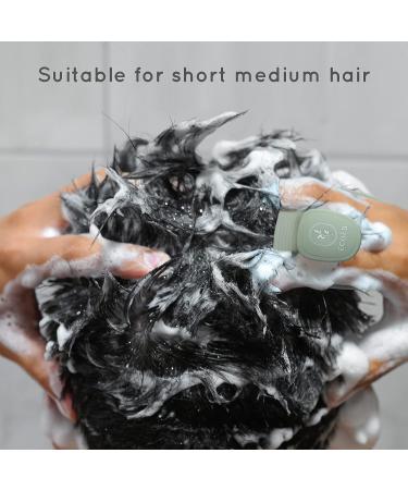 ecoed Scalp Massager Shampoo Brush - Dandruff Removal & Scalp Care - Wet/Dry Detangler for Men & Women - Short/Medium Hair - Green - Buy Online on SooperMarket.com