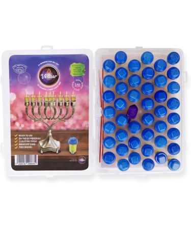 SHALHEVET LIGHT Vehaer 44 Prefilled Cups Hanukkah Chanukah Olive Oil Ready to Use Fits Most Menorah (Liquid Oil 1:45 HR Small) Liquid Oil 1:45 HR S - Buy Online on SooperMarket.com