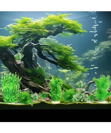 Buy Ctpeng 57-Piece Artificial Fish Tank Plants Decor Set | 2-30cm | Perfect for Aquarium Decoration - Buy Online on SooperMarket.com