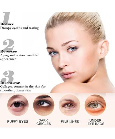 Instant Eye Cream Tightener 30 ml Instant Firm Eye Tightener Instant Eye Bag Cream with Brush for Dark Circles and Reduce Puffiness Fade Fine Lines for All Skin Types - Buy Online on SooperMarket.com