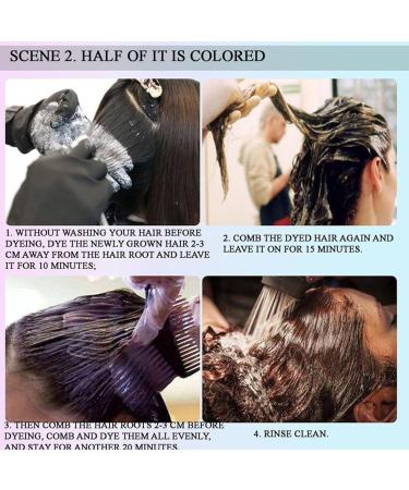 Dyemiss Color Shampoo Dyemiss Hair Coloring Shampoo No Bleaching Hair Nourishing Coloring Hair Dye Dyemiss Hair Dye Diy Fashion Hair Dye for Men and Wome (Color : Coffee color) - Buy Online on SooperMarket.com