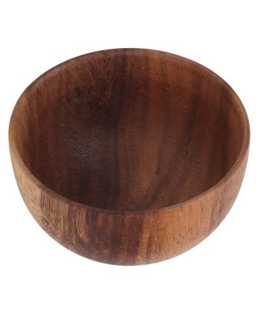 Shaping soap peel made of wood portable container with large capacity for men's hairdressing salon foaming high -quality wood material