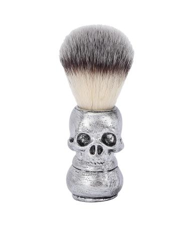 Buy Handmade Skull Handle Shaving Brush for Men | Halloween Neck Dust & Cleaning Brush | Premium Hairdresser Beard Care - Buy Online on SooperMarket.com