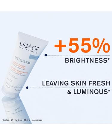 Uriage D piderm Brightening Cleansing Foaming Cream 100ml - Cleanses Unifies Illuminates Matte Complexion - Corrects and Prevents Dark Spots - Power of Mela-Technology & Vitamin C - Buy Online on SooperMarket.com