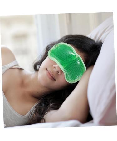 Mikinona Gel Sleep Mask | Hot & Cold Eye Massage | Cooling Migraine Relief & Velvet Comfort - Buy Online on SooperMarket.com