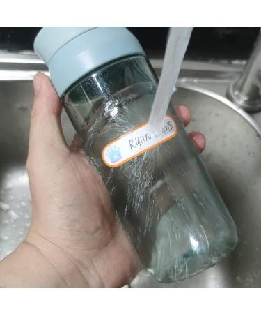 Waterproof Baby Bottle Labels for Daycare - 80PCS School Name Stickers | Personalized, Self-Laminating, Dishwasher Safe | Toddler Name Tags for Sippy Cup - B-80 Pcs - Buy Online on SooperMarket.com