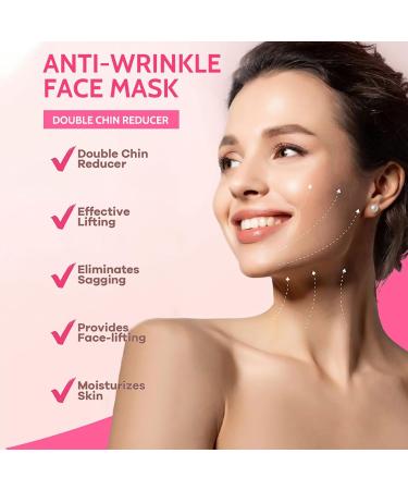 Face Mask V Lifting Face Lift Tape Double Chin Reducer Lifting Hydrogel Collagen Mask With Aloe Firming Anti-Wrinkle Mask Earhook Neck Lift Slimming Mask For Women & Men - Buy Online on SooperMarket.com