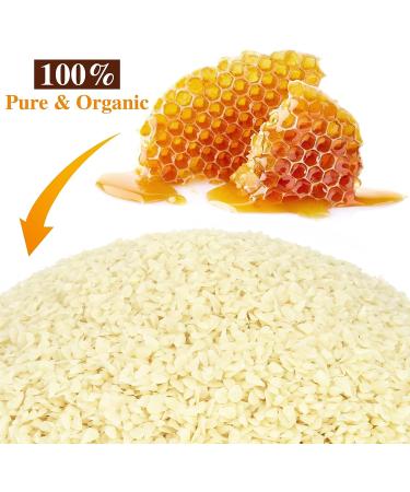 10lb Organic White Beeswax Pellets - Triple Filtered Candle Wax for DIY Creations - Ideal for Candle Making, Lip Balms, Lotions, and Soap Making - Cosmetic Grade Pure and Natural Beeswax - Buy Online on SooperMarket.com