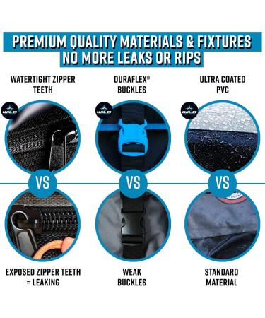 XXL Car Rooftop Cargo Carrier Bag | Waterproof Car Topper Luggage Carrier | No Roof Rack Needed | 6 Hooks Mat Storage | Universal Fit for SUVs - Buy Online on SooperMarket.com