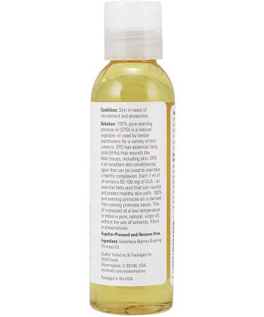 Buy Now Foods Evening Primrose Oil 4 fl oz | Premium Health Benefits - Buy Online on SooperMarket.com