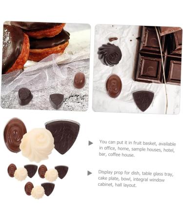 Vaguelly Artificial Chocolate Prop 12pcs Chocolate Decor Shop Display Prop Dessert Pvc Window Artificial Food Props - Buy Online on SooperMarket.com