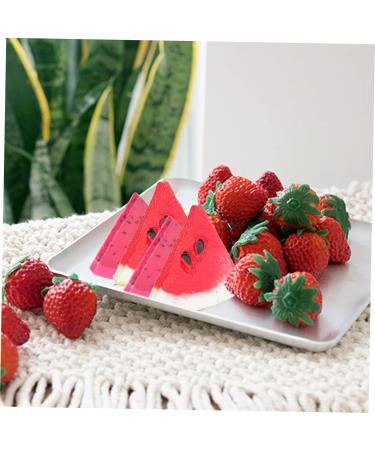 Warmhm 1 Set Fruit Slices Ornament for Kids Fake Dragon Fruit Fake Pitaya Fake Watermelon Slices Watermelon Decorations Pitaya Slice Ornament Soft Pvc Artificial Child Fake Fruit - Buy Online on SooperMarket.com