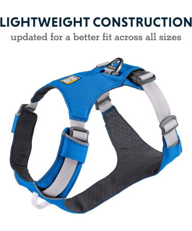 Ruffwear Hi & Light Dog Harness - No Pull Fully Adjustable Lightweight - XS Blue Dusk | Ideal for Small Medium Large & XL Dogs - Aluminum Lead Attachment & ID Bag - Buy Online on SooperMarket.com