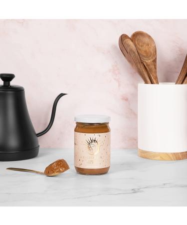 Dulce De Leche No Added Sugar Gluten Free Milk Caramel Sauce - Low Carb & 35 Calories | Caramel Chocolate Spread for Ice Cream, Desserts, Coffee & More | 15 oz - Buy Online on SooperMarket.com