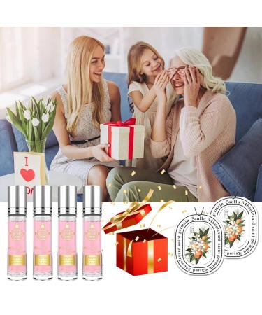Women Pheromone Perfume Perfume Oil for Her Cute Urges Perfume 0.37fl Oz(10ml) roll-On Cologne-Midnight Temptation- Long Lasting Fragrance-Gift l(4pcs) (fragrance B) (4 pcs) - Buy Online on SooperMarket.com