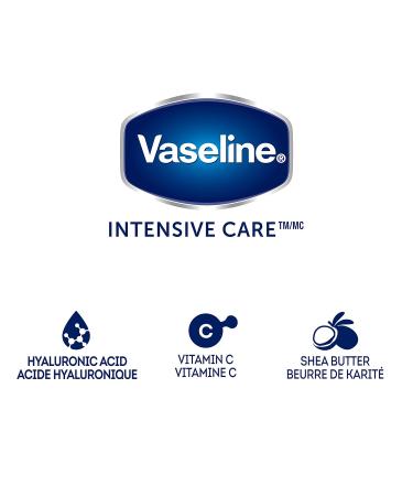 Vaseline Hand Cream for Dry Skin - Hyaluronic Acid, Vitamin C, Shea Butter - Intensive Care Hand Repair - 3.4 Oz each (Pack of 2) - Buy Online on SooperMarket.com