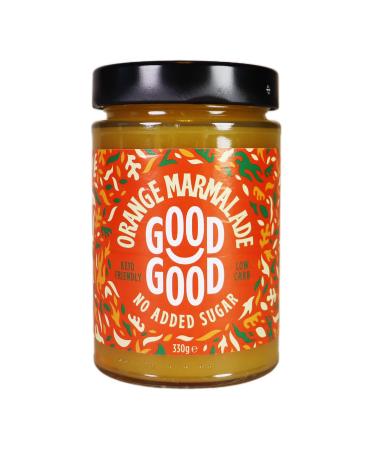 GOOD GOOD Sweet Orange Marmalade - Keto Friendly - Low Carb & Calorie without Added Sugars - Vegan - Gluten Free - Preserves