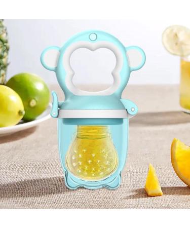 Baby Food Fruit Feeder - Portable Pacifier with Food-Safe Silicone Rings & Easy-Clean Handle | Tommee Tippee Schnuller - Blau - Buy Online on SooperMarket.com