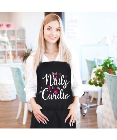Shop Mepase 4-Piece Nail Tech Apron Set | Funny Quotes & Pockets for Manicurists | Ideal Nail Art Supplies for Salons - Buy Online on SooperMarket.com