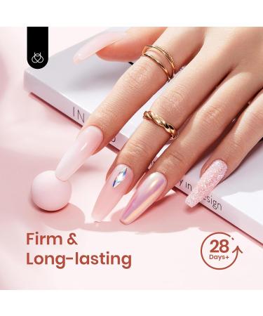 Beetles Poly Nail Extension Gel Starter Kit - 6 Jelly Colors 15ml - Quick Building Hybrid Gel with UV Light - PolyGel Nail Set - Buy Online on SooperMarket.com