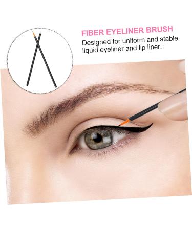 Mikinona Lash Brush 100pcs Disposable Eyelash Brush Makeup Brush Lash Applicator Eyeliner Fiber Brush Eyes Girl Tool - Buy Online on SooperMarket.com