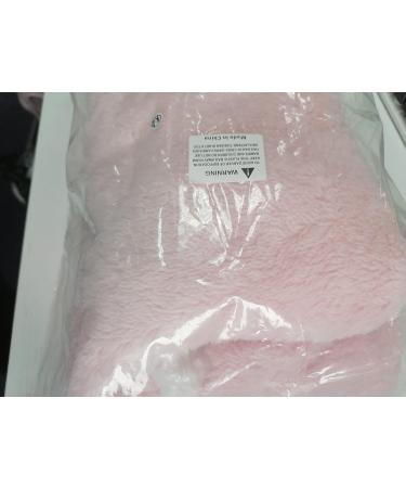 Newborn Baby Cartoon Bear Snowsuit Winter Coat Fleece Hooded Romper Jumpsuit 0-3 Months - Pink - Buy Online on SooperMarket.com