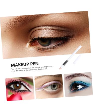 WOONEKY 12pcs Eyeliner Pencil Liquid Eye Makeup Kit Smudge-proof Eye Definer White Liner Wooden Pole - Buy Online on SooperMarket.com