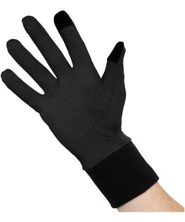 ASICS Performance Black Running Gloves - Lightweight Textile for Ultimate Comfort & Breathability - Shop Internationally - Buy Online on SooperMarket.com