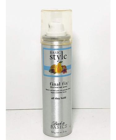Basic Style Final Fix Firm Hold Hair Spray 2 Oz - Buy Online on SooperMarket.com