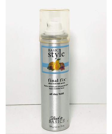 Basic Style Final Fix Firm Hold Hair Spray 2 Oz