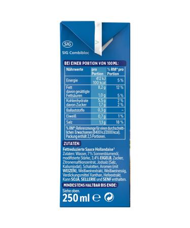 Thomy Hollandaise Sauce Lactose-Free 6-Pack (6x250ml) - Buy Internationally | Premium Quality - Buy Online on SooperMarket.com