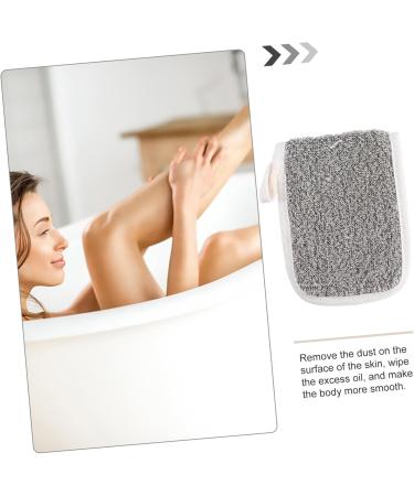 HAPINARY 5pcs Flip Soap Foam Net Scrub Exfoliating Bags Bath Accessory Foaming Pouches Khaki Cotton Linen - Buy Online on SooperMarket.com