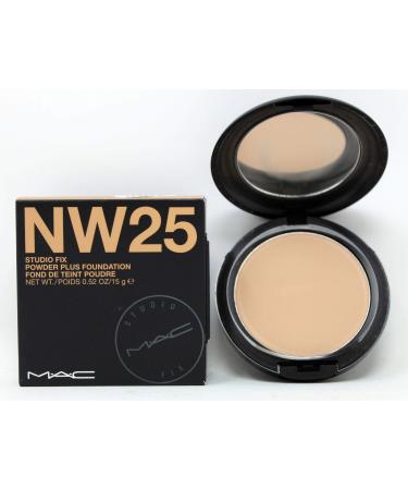 MAC Studio Fix Powder Plus Foundation, NW25, 0.52 Ounce (Pack of 1) (RW-US-MAC-4) NW25 0.52 Ounce (Pack of 1)