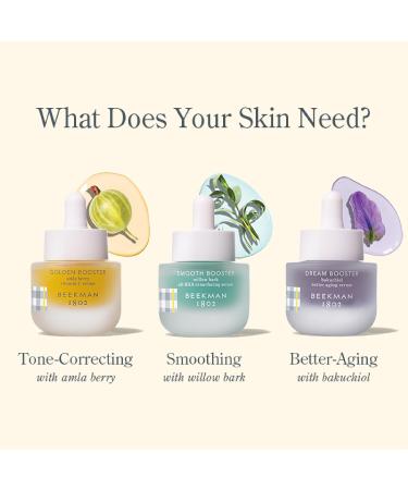 Beekman 1802 Smooth Booster Willow Bark Exfoliating Face Serum - Fragrance-Free Vegan & Cruelty-Free for Bumpy Skin - Buy Online on SooperMarket.com