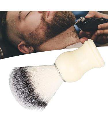 Portable White Razor Brush | Curved Handle Hairdresser Dust Brush for Easy Styling - Buy Online on SooperMarket.com