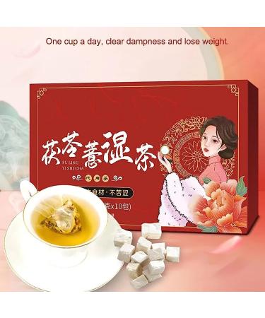 Body Dampness Clearing Herbal Tea Dampness Removing Tea Poria Herbal Tea Herbal Stone Clearing Tea 18 Flavors Liver Care Tea Chinese Nourishing Liver Tea 10Packs/ Box (1 Box(10Pcs)) - Buy Online on SooperMarket.com