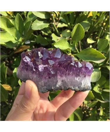 Amethyst Rough Stone 110-120g Natural Dream Amethyst Quartz Crystal Cluster Specimen Healing - Buy Online on SooperMarket.com