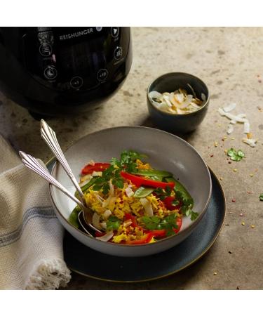 Reishung Organic Coconut Curry Sauce 325ml - Vegan Gluten-Free Versatile for Rice & Pasta - Trial Set & Variety Sizes Available - Buy Online on SooperMarket.com