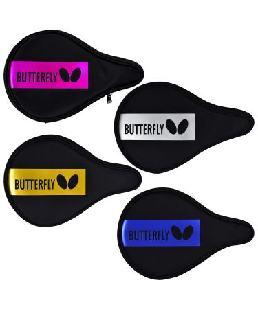 Butterfly BD Full Paddle Case - Heavy-Duty Nylon Material - Fits One Ping Pong Paddle - Table Tennis Racket Protection Silver