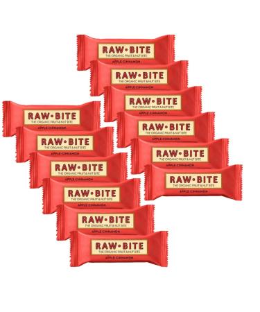 Raw Bite - Apple Cinnamon Bar - Fruit-nut bar with apple and cinnamon size: 12 x 50 g Apple and Cinnamon 50 g (pack of 12)