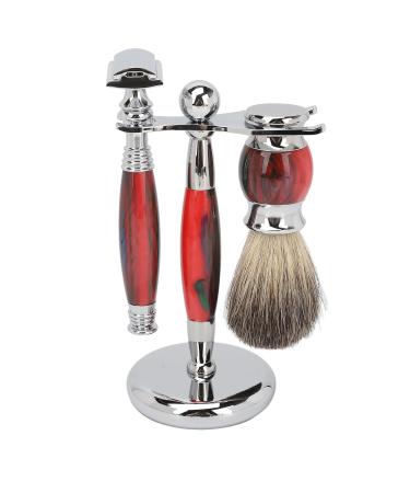 Luxury Retro Bortet Partial Shaving Set for Men - Stainless Steel Razor Brush Soap & Bowl - Premium Wet Shaving Experience - Buy Online on SooperMarket.com